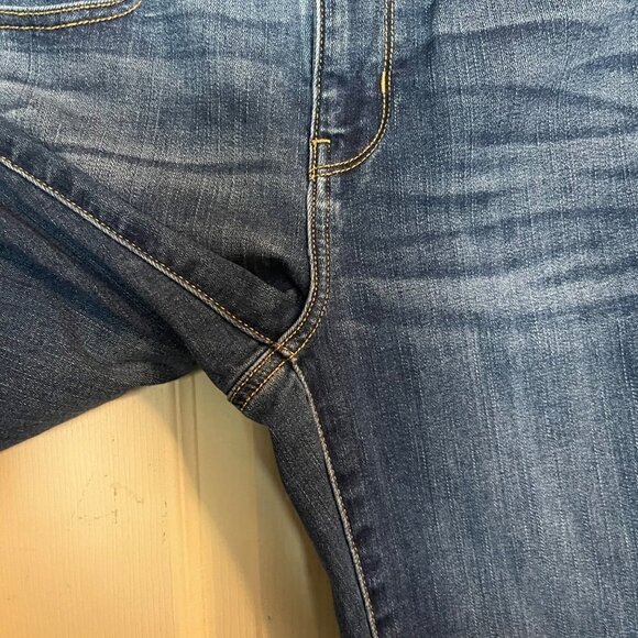 American Eagle Womens Dark Wash Curvy Hi-Rise Jegging Skinny Jeans Size 00 Short - Picture 8 of 16